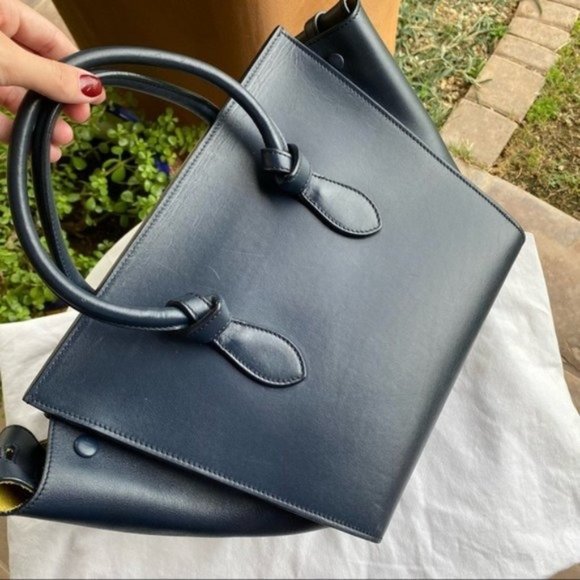 SOLD Celine Small Knot Tie Palmellato Leather Tote - Picture 6 of 16
